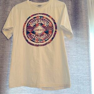 Graphic T-Shirt with Tribal Print